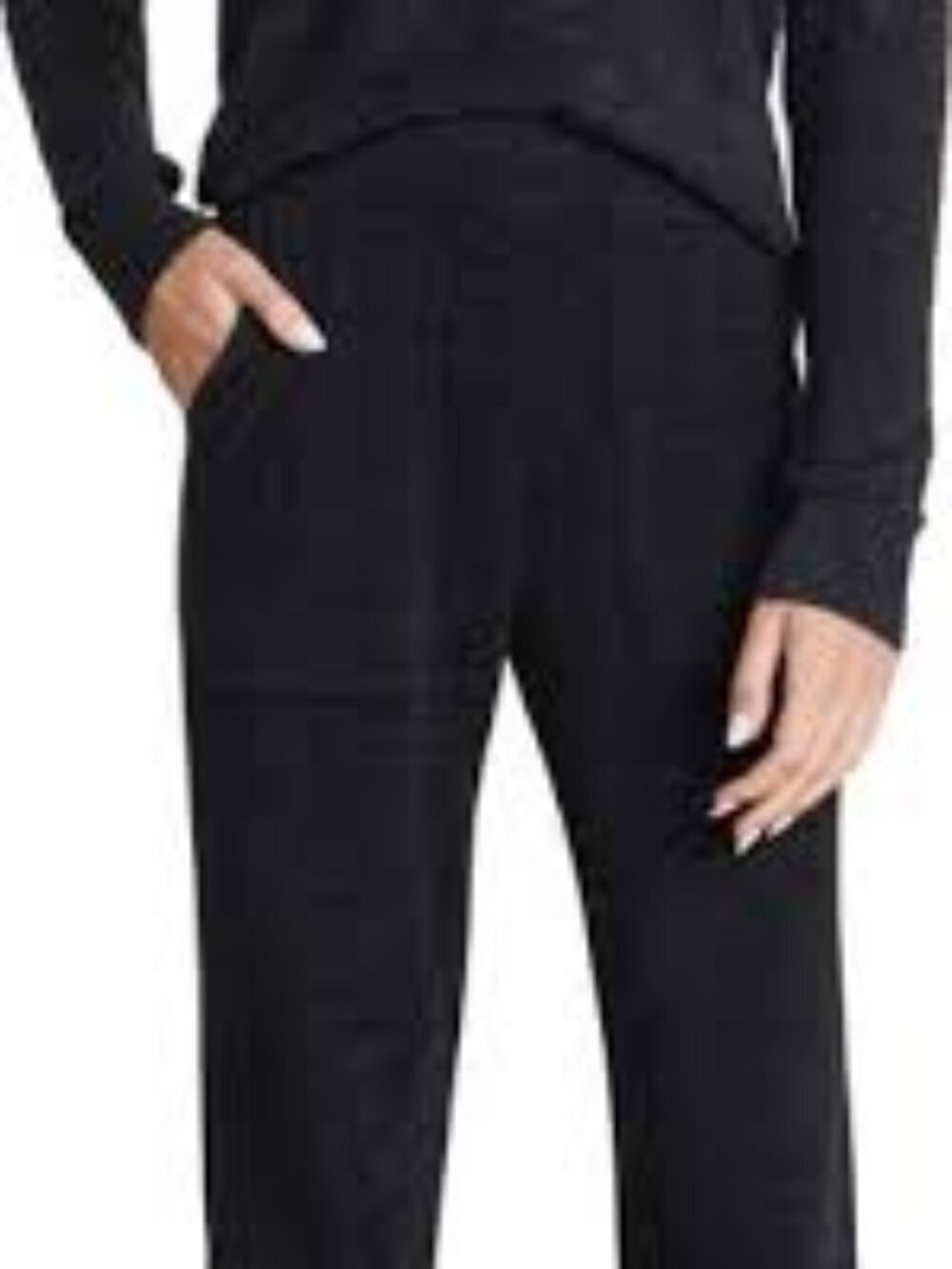 26-NWT BAREFOOT DREAMS COZCHIC ULTRI LITE WIDE LEG PANTS WITH POCKETS - Picture 3 of 4